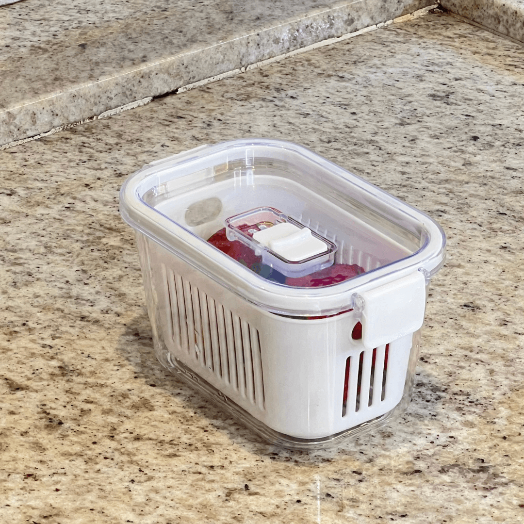 Pote Hermético Slim Multiuso Branco 630ml