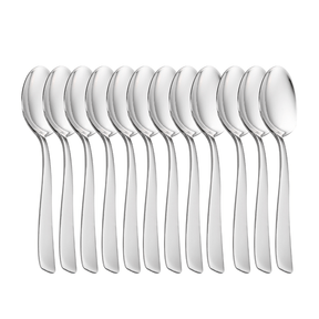 Jogo 12 Colheres Pisa para Café em Aço Inox